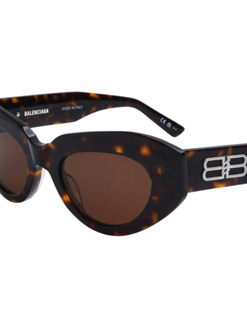 Balenciaga BB0236S Havana/Brown (002) Sunglasses